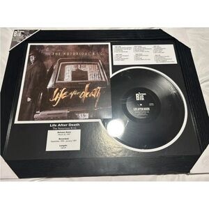 The Notorious B.I.G. Black Framed Wall Art